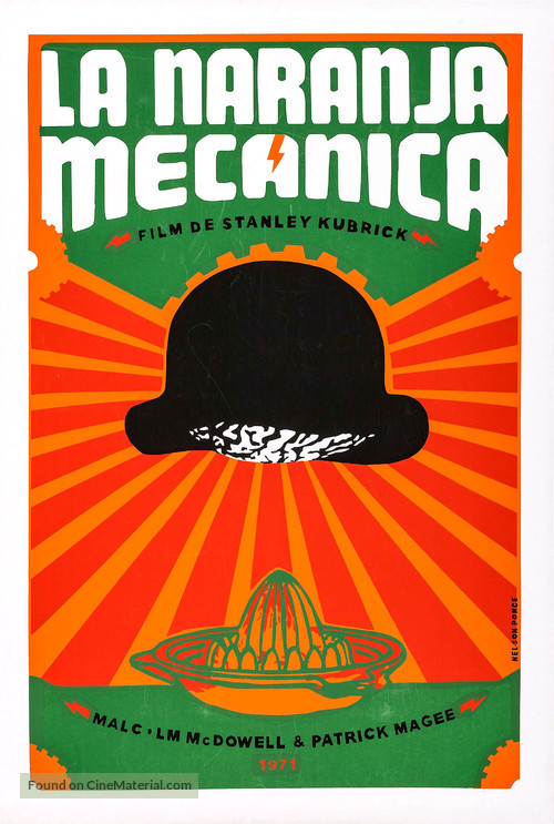 A Clockwork Orange - Cuban Movie Poster