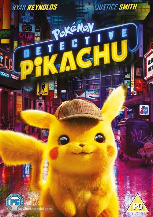 Pok&eacute;mon: Detective Pikachu - British DVD movie cover