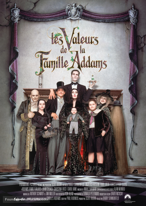Addams Family Values - French Re-release movie poster