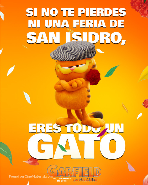 The Garfield Movie - Spanish Movie Poster