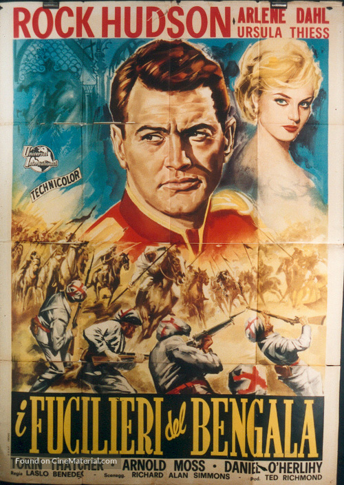 Bengal Brigade - Italian Movie Poster