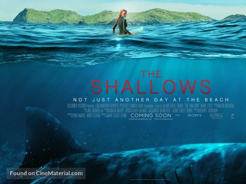 The Shallows - British Movie Poster