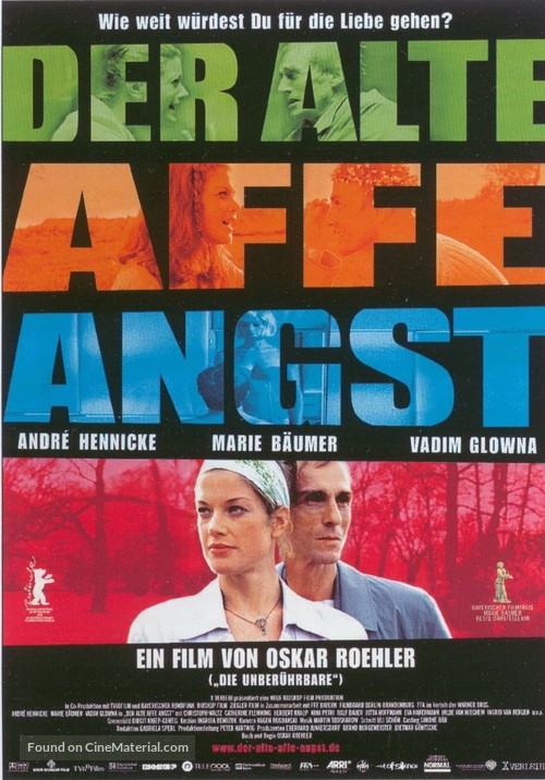 Der alte Affe Angst - German Movie Poster