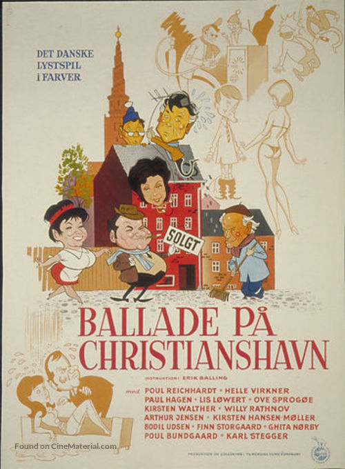 Ballade p&aring; Christianshavn - Danish Movie Poster