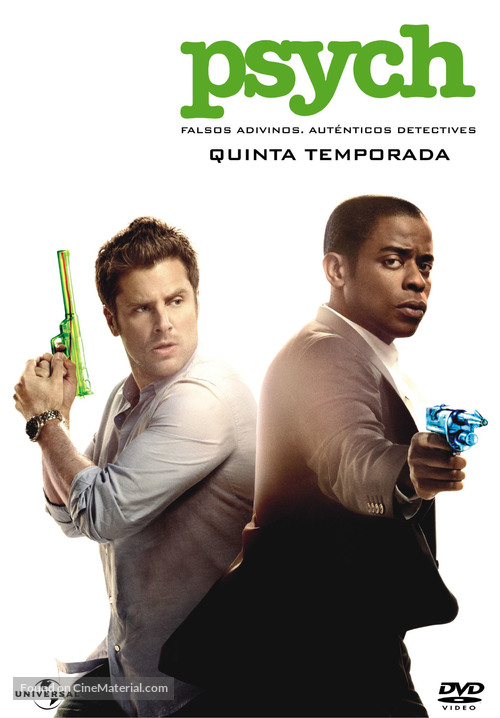 &quot;Psych&quot; - Spanish DVD movie cover