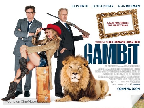 Gambit - British Movie Poster