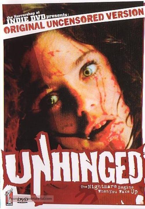 Unhinged - DVD movie cover