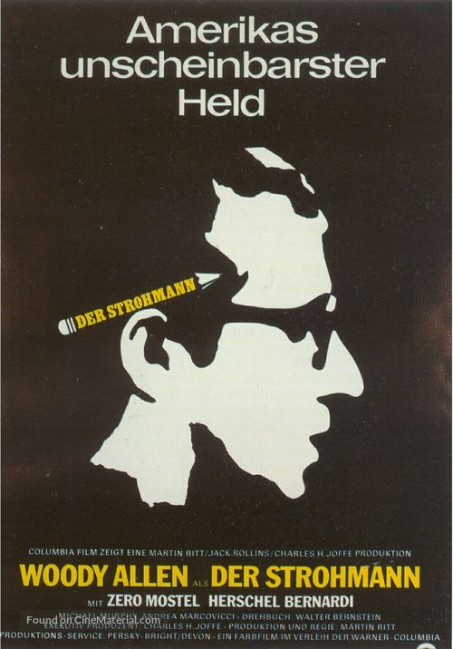 The Front - German Movie Poster