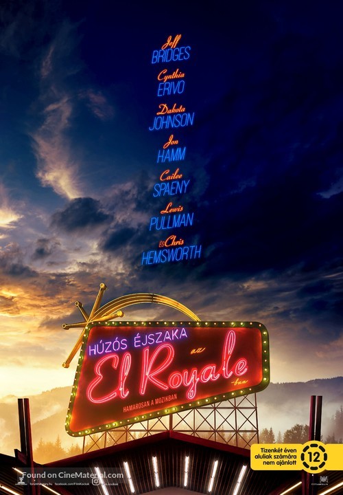 Bad Times at the El Royale - Hungarian Movie Poster