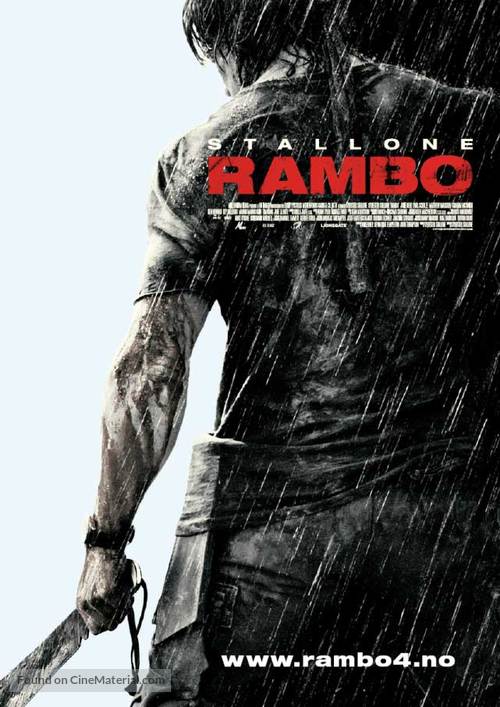 Rambo - Norwegian Movie Poster