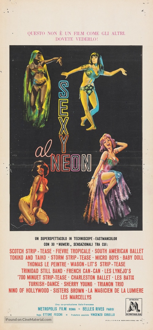 Sexy al neon - Italian Movie Poster