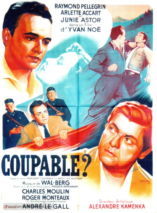 Coupable? - French Movie Poster