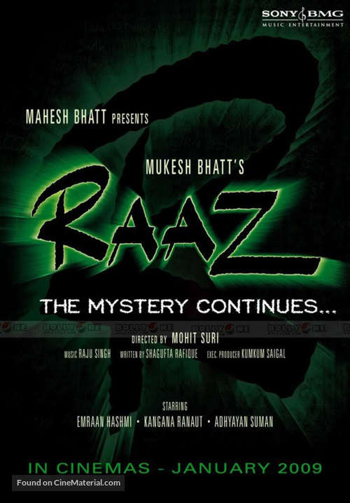 Raaz: The Mystery Continues - Indian Movie Poster
