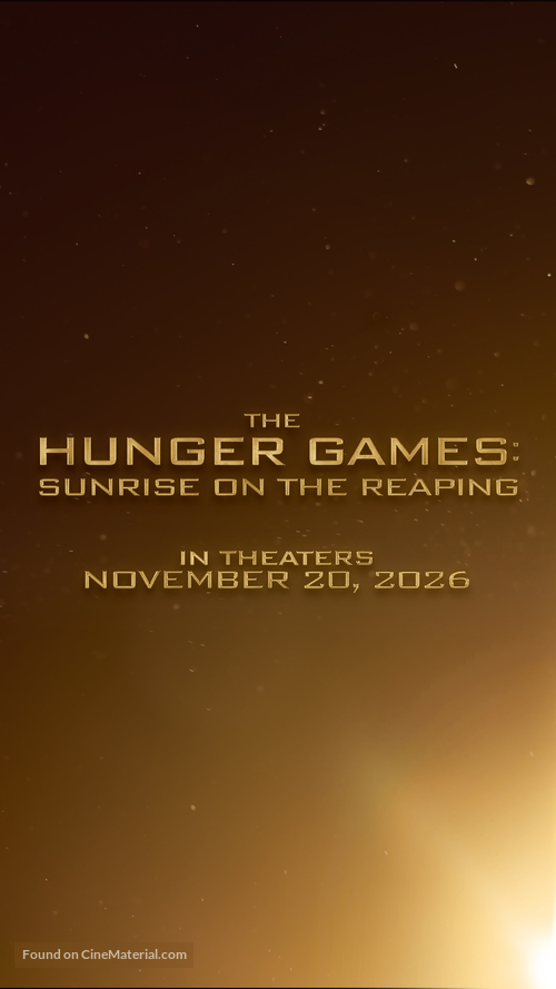 The Hunger Games: Sunrise on the Reaping - Movie Poster