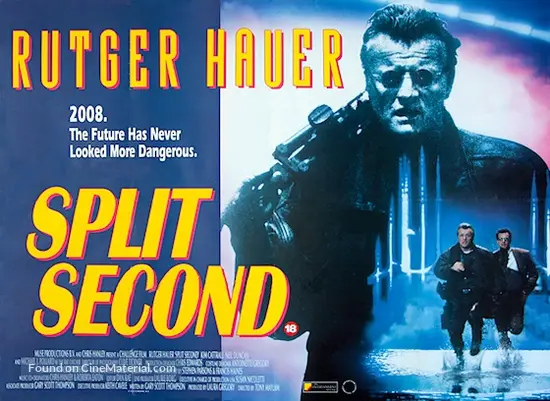 Split Second - British Movie Poster