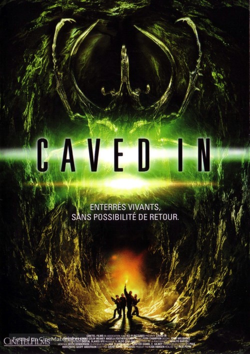 Caved In - French DVD movie cover