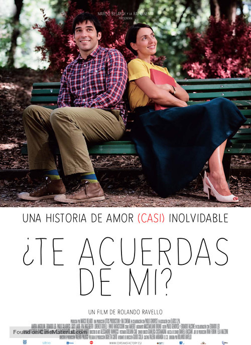 Ti ricordi di me? - Spanish Movie Poster