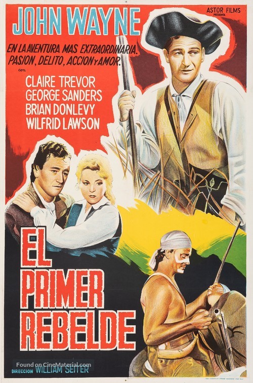 Allegheny Uprising - Argentinian Movie Poster