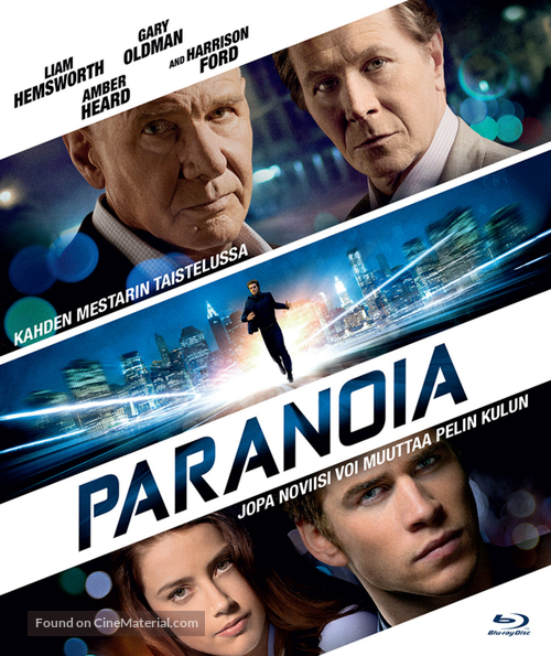 Paranoia - Finnish Blu-Ray movie cover