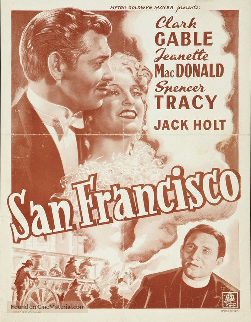 San Francisco - Belgian Movie Poster