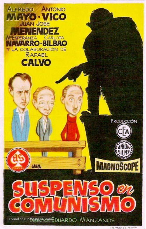 Suspenso en comunismo - Spanish Movie Poster