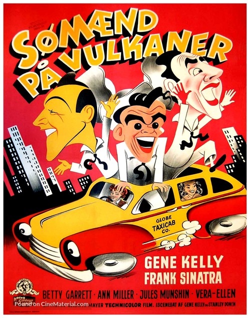 On the Town - Danish Movie Poster