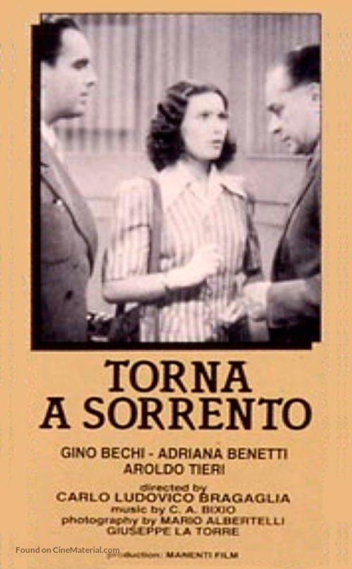 Torna... a Sorrento - Italian Movie Poster