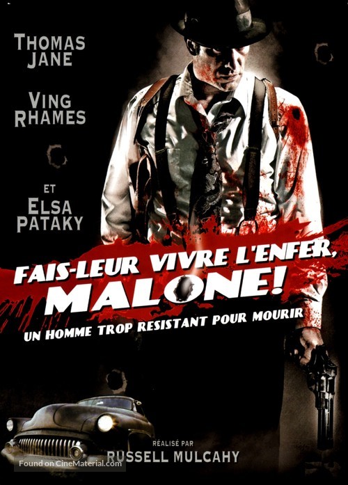 Give &#039;em Hell, Malone - French DVD movie cover