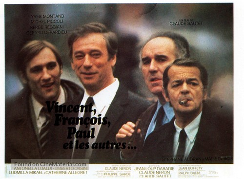 Vincent, Fran&ccedil;ois, Paul... et les autres - French Movie Poster