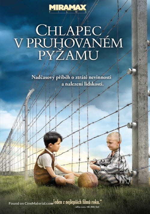 The Boy in the Striped Pyjamas - Czech DVD movie cover