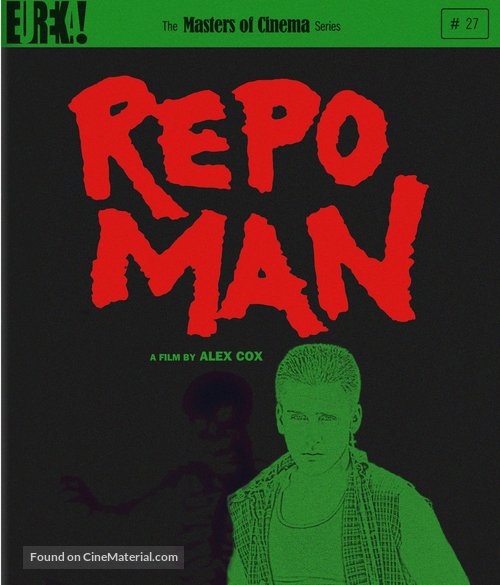 Repo Man - British Blu-Ray movie cover