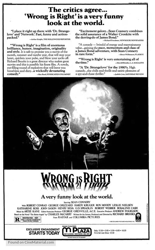 Wrong Is Right - poster