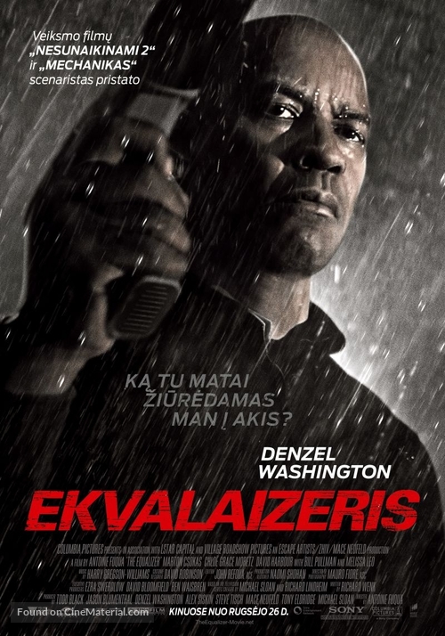 The Equalizer - Lithuanian Movie Poster
