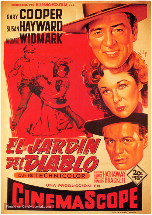 Garden of Evil - Spanish Movie Poster