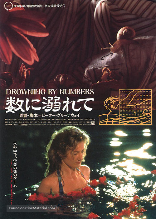 Drowning by Numbers - Japanese Movie Poster