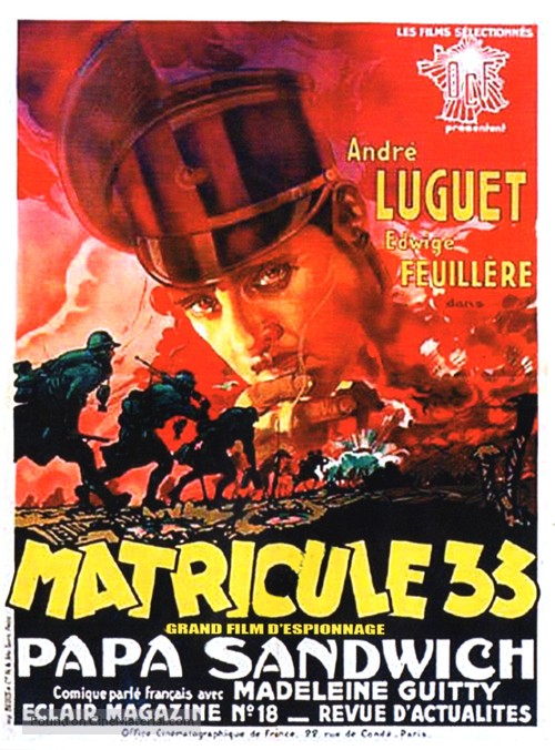 Matricule 33 - French Movie Poster