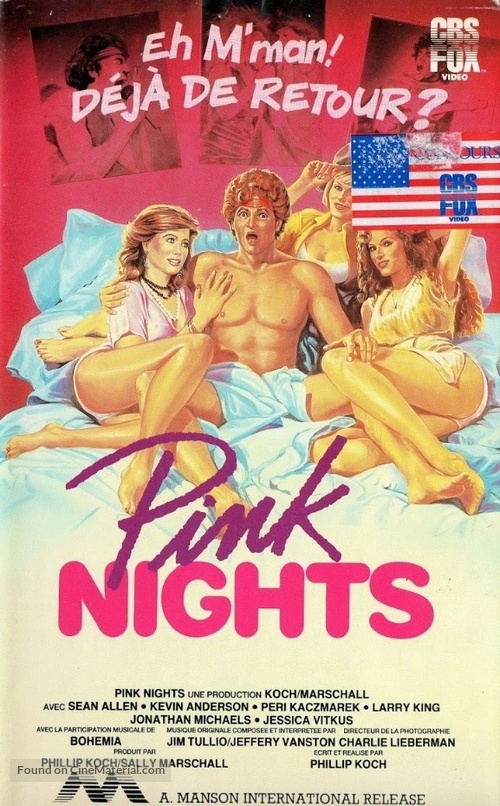 Pink Nights - French Movie Poster