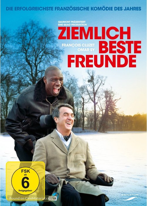Intouchables - German DVD movie cover