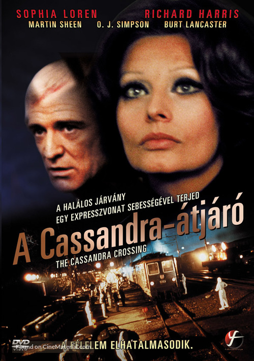 The Cassandra Crossing - Hungarian DVD movie cover