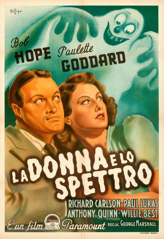 The Ghost Breakers - Italian Movie Poster