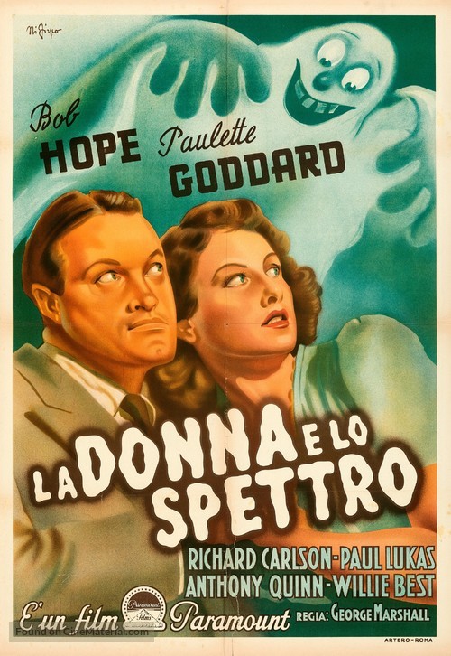 The Ghost Breakers - Italian Movie Poster