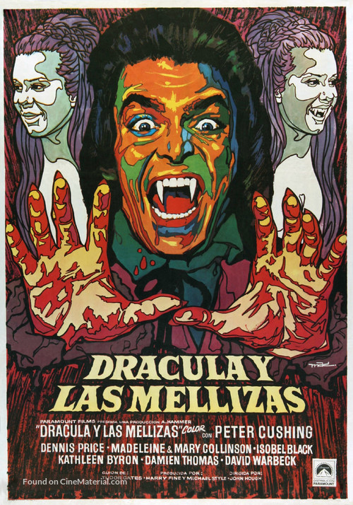 Twins of Evil - Spanish Movie Poster