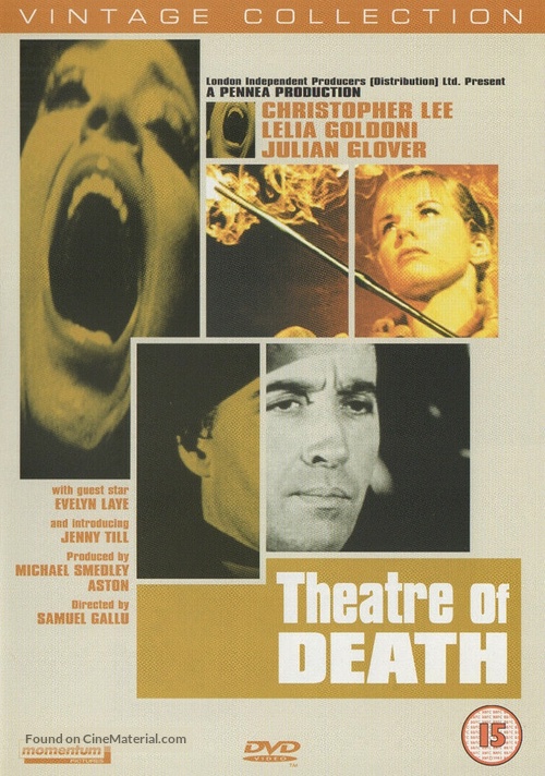 Theatre of Death - British DVD movie cover