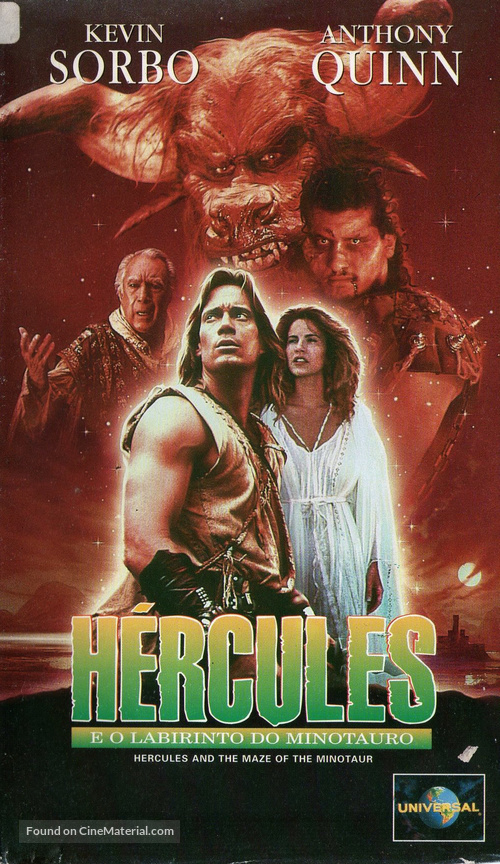 Hercules in the Maze of the Minotaur - Brazilian VHS movie cover