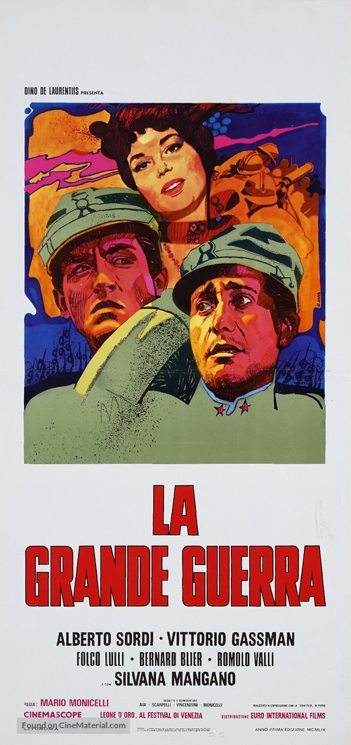 Grande guerra, La - Italian Movie Poster