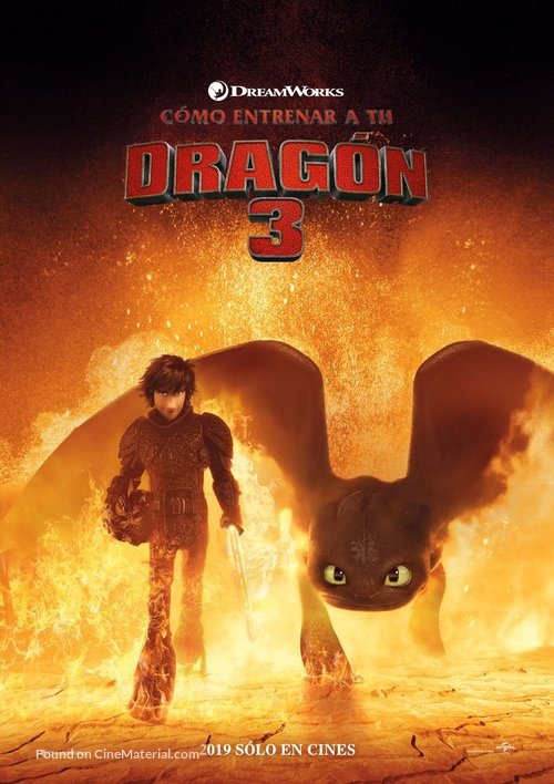 How to Train Your Dragon: The Hidden World - Mexican Movie Poster
