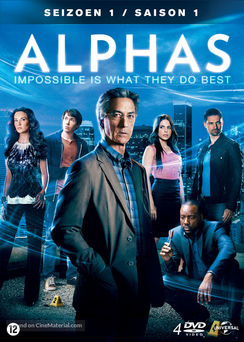 &quot;Alphas&quot; - Dutch DVD movie cover