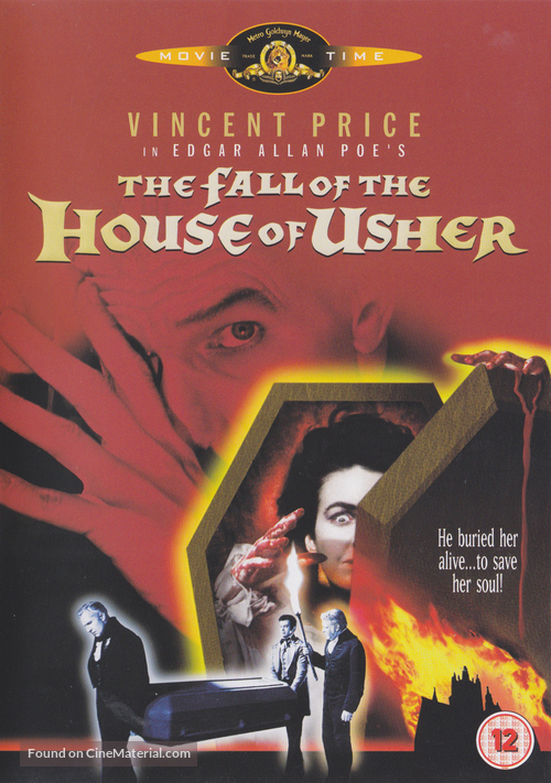 House of Usher - British DVD movie cover