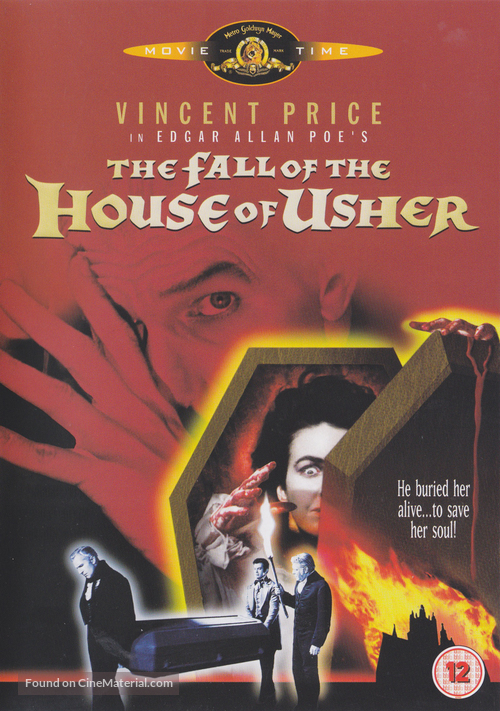 House of Usher - British DVD movie cover