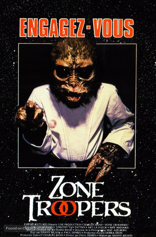 Zone Troopers - French VHS movie cover